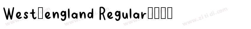 West_england Regular字体转换 West_england Regular字体转换